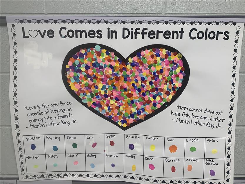 Students learn about Black History Month